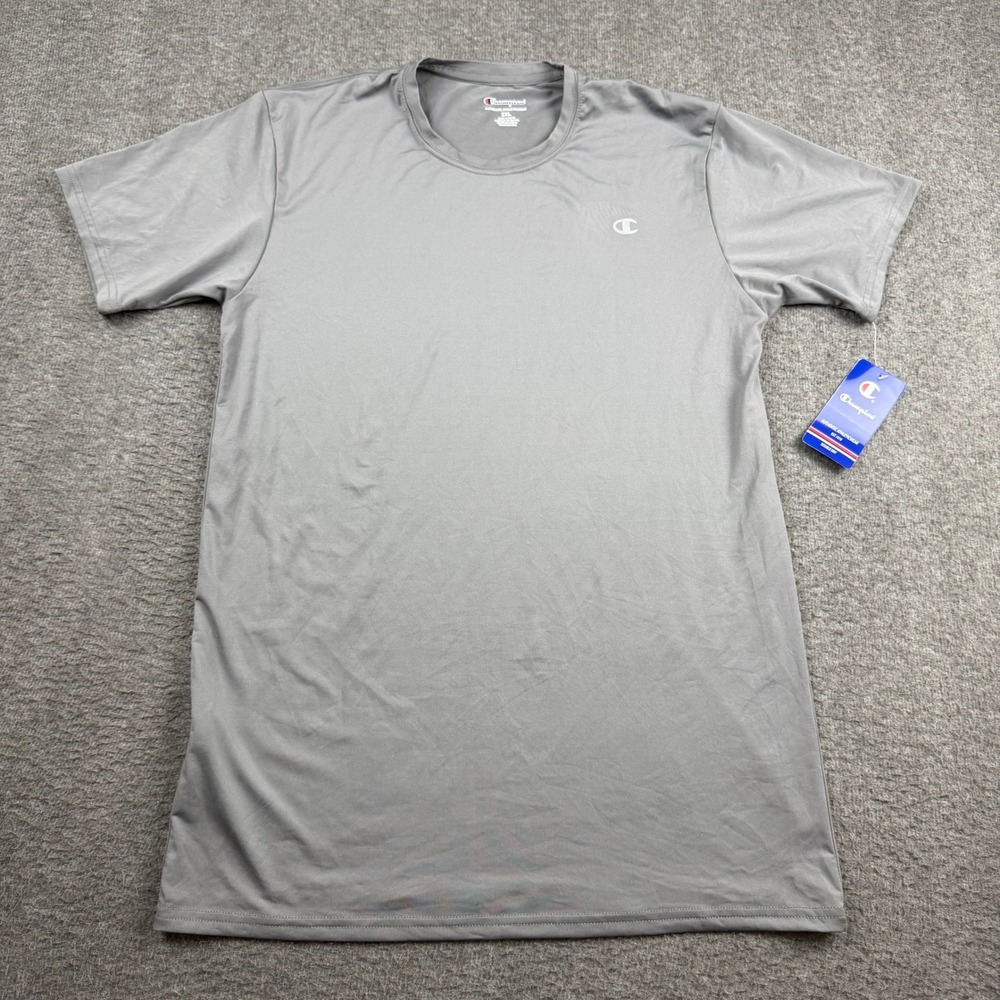 Champion Men's Double Dry Performance T-Shirt Gray Short Sleeve 2XL NWT